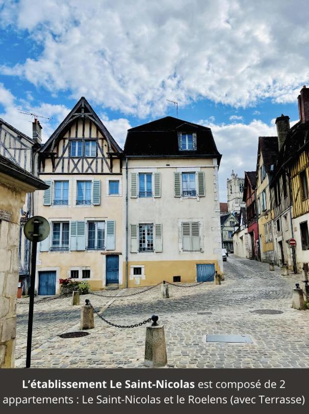 Appartement Le Saint-Nicolas Auxerre Les Quais Exterior photo